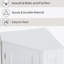 Armoire de salle de bain d'angle triangulaire pour une organisation efficace et une mise à niveau élégante de la salle de bain
