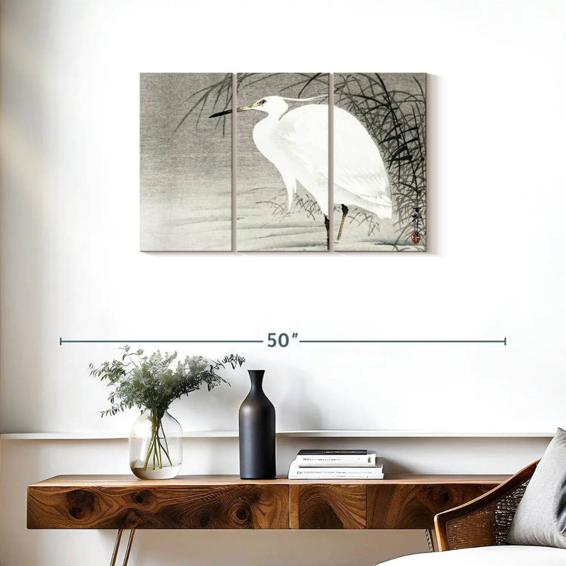 Brampt Little Egret, 20" H x 33" W