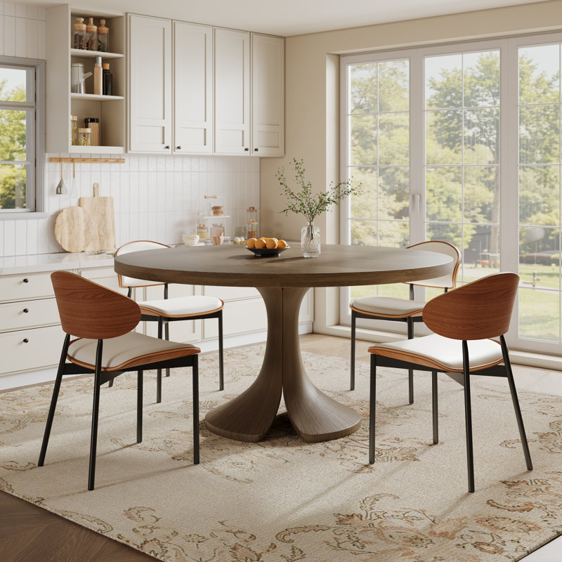 Table de salle à manger Aurora, H 29,52 po x L 53,15 po x l 53,15 po