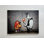 Impression sur toile Banksy Super Mario Graffiti - impression de décoration de salle de jeu, or 1P