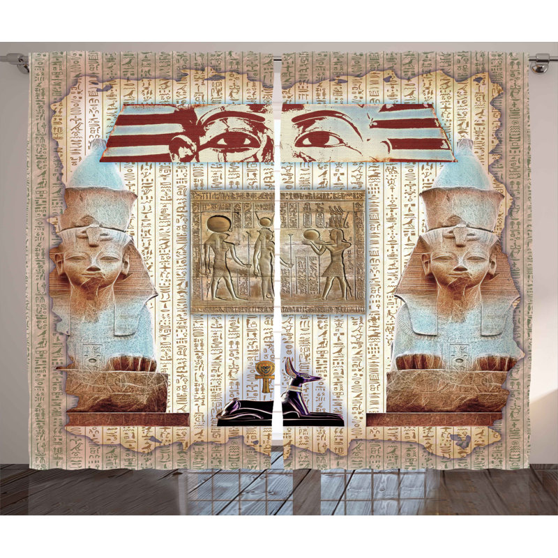 Semi Sheer Curtain Pair, 54" W x 90" L
