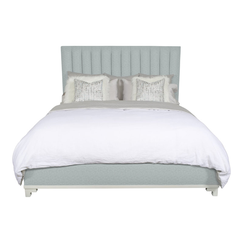 Jemma King Upholstered Panel Headboard, Ian Haze