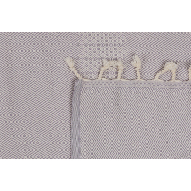 Cotton Ultra Light Beach Towel, Light Lilac
