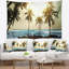 Tapisserie de plage tropicale avec palmiers Seashore-28486528