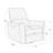 Santo Genuine Leather Swivel Power Recliner-120191951