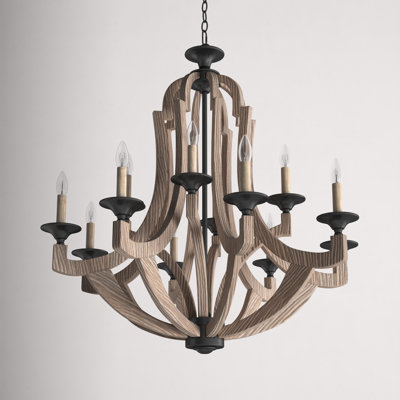 Barbara 12 - Light Dimmable Empire Chandelier