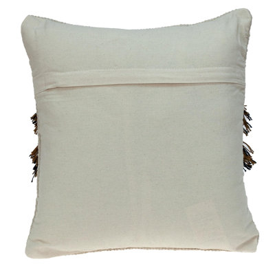 Cristoffer Abstract Cotton Blend Reversible Throw Pillow
