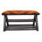 Wool Upholstered Storage Bench