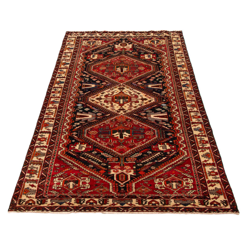 Tapis unique bleu marine et anatolien unique de 4 pi 10 po x 10 pi 2 po Konya