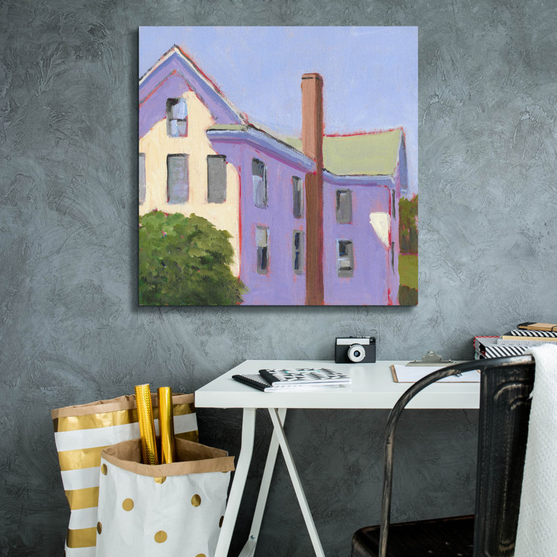  «Bucolique Structure 4» par Carol Young, art mural sur toile, 26 po x 26 po