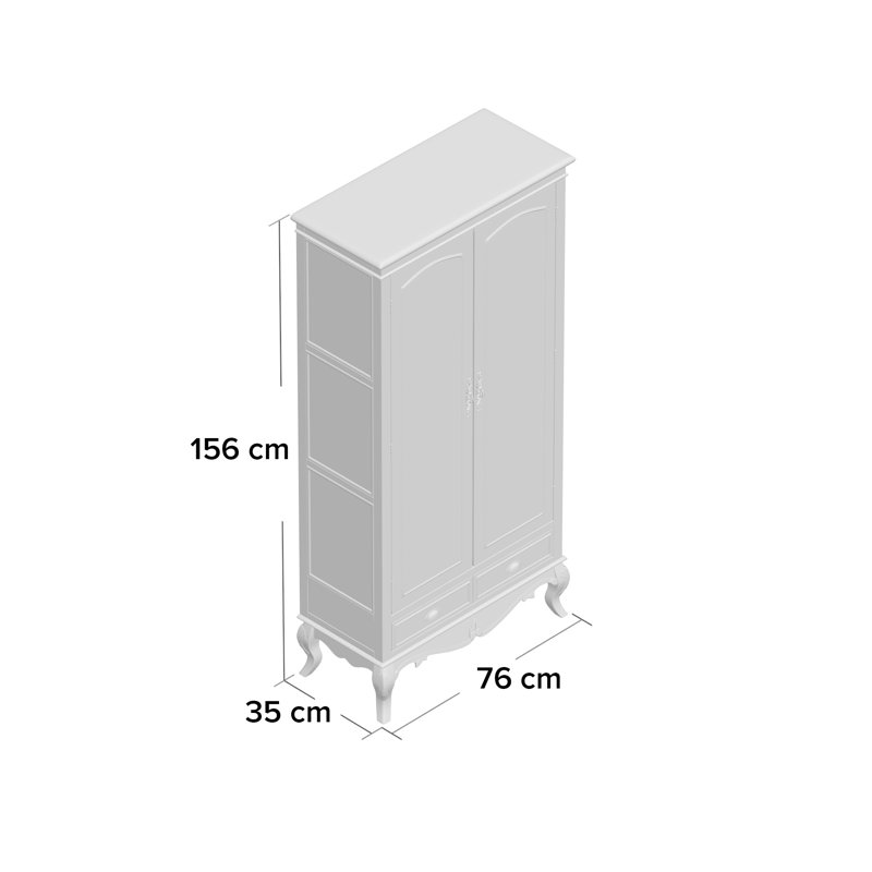 Circee Display Cabinet, White