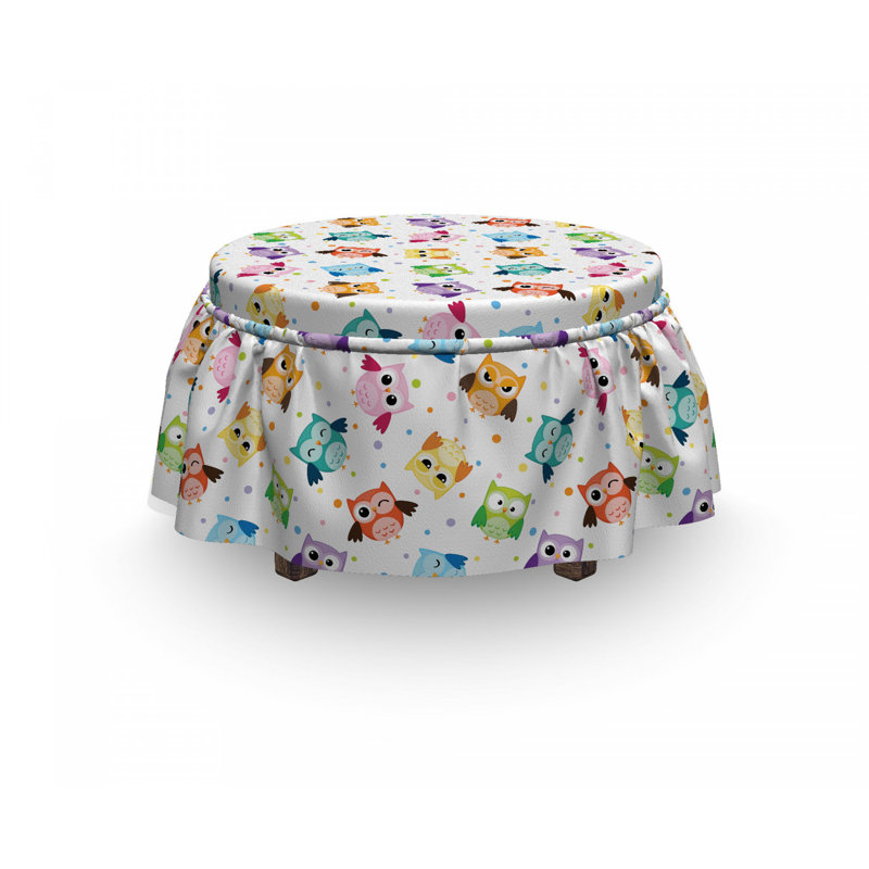 Ensemble de housse pour repose-pieds 2 pièces, Motif 5