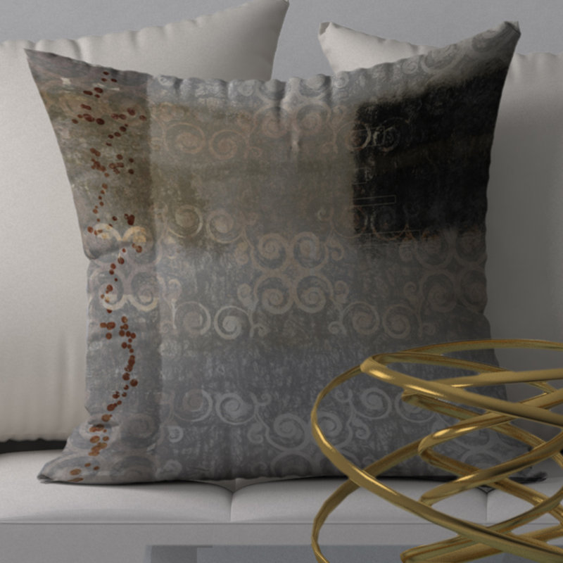 Housse et insert de coussin carré primé, 24" X 24"