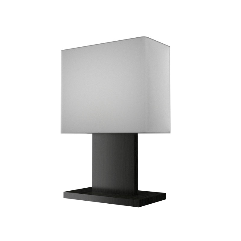 Clean Desk Lamp, Charcoal, White