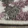 Tapis ivoire / gris / mauve à motif floral Makeba