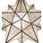 Moder Glass Semi Flush Mount