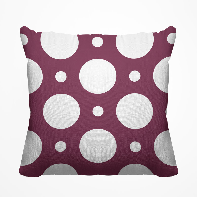 Housse et insert de coussin extérieur carré Fisk, 19 po x l 19 po, Prune