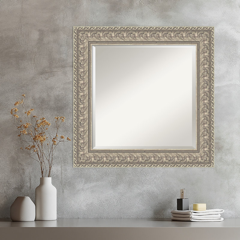 Miroir mural Azhineh, 26,5 po x 26,5 po