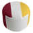 Maroon/White/Yellow