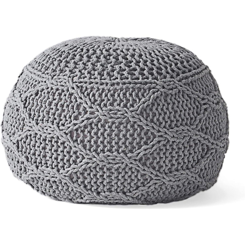 Malibu pouf, Gris laine