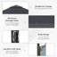 Ayveri 3.9m x 3.9m Metal Pup-Up Gazebo