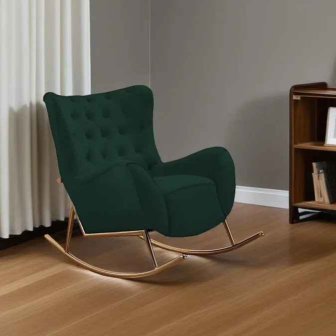 Chaise berçante élégante pour la maison, Atrovirens