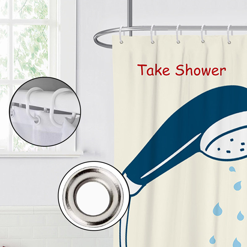 Rideau de douche en polyester