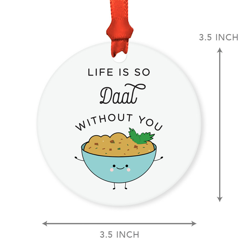 Boules de Noël drôles d’aliments pun