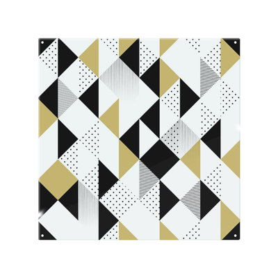Geometric Triangles Splash Back