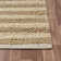 Coastal Striped Tan/Cream Jute/Cotton Hand-Woven Indoor Area Rug
