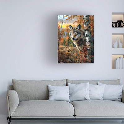 Bolog Momart Wolfs Portrait Canvas Art