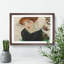 Portrait of Wally Neuzil by Egon Schiele - Framed Print-62758876-62758877
