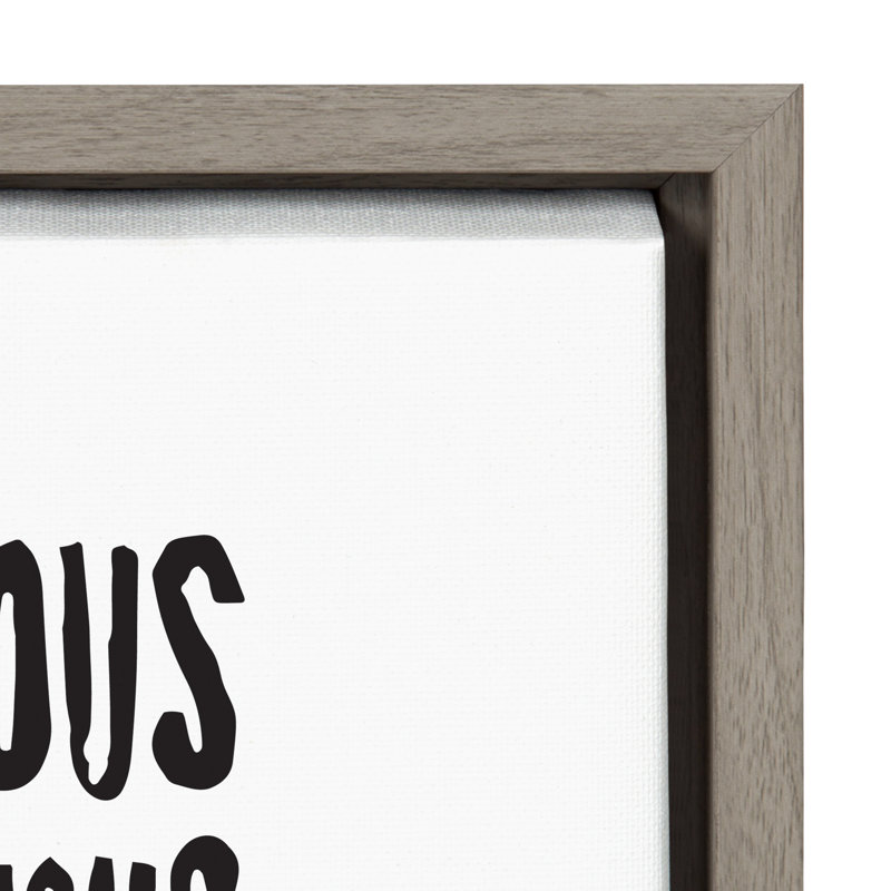 «Eat Delici Food» par déclaration sur toile encadrée