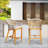 Bar Stools Set Of 2 With Arm And Backrest