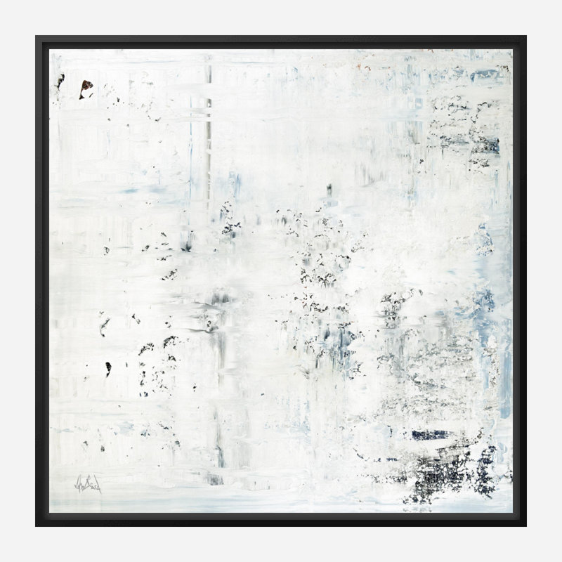 Blissful Thinking I - Artist Enhanced Canvas Print, 49.5" H x 49.5" W x 1.75" D, Black Framed Canvas