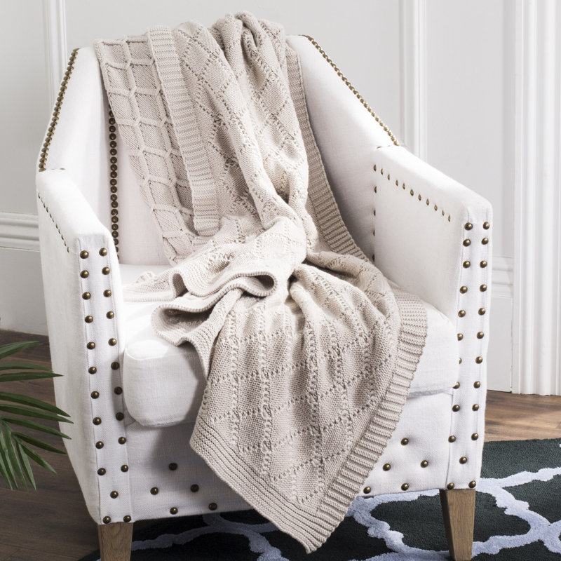 Knitted Throw Blanket