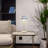 Wireless Led White Desk / Table Lamp Touch Sensor 3-color Stepless Dimmable Rechargeable Night Light
