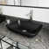 Sottile 18" L x 13" W x 4" H Rectangular Glass Vessel Bathroom Sink with 12" H Faucet