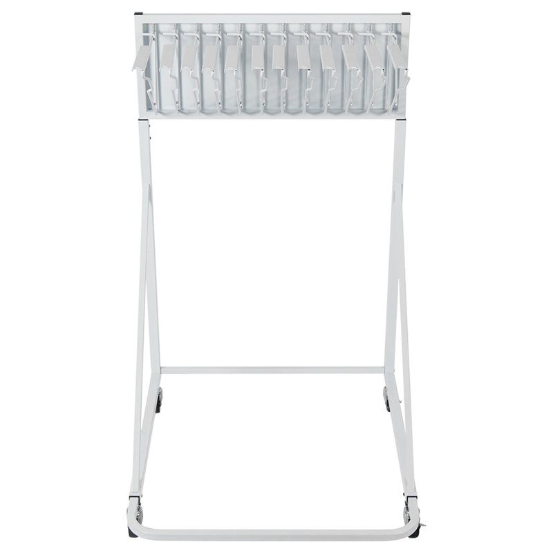 Mobile Blueprint Storage Rack Plan Holder with 12 Pivot Brackets 240 lbs