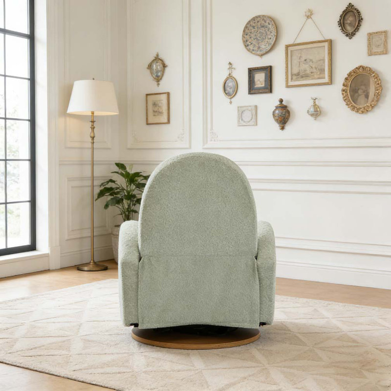 Fauteuil inclinable et pivotant 360 °, Vert clair