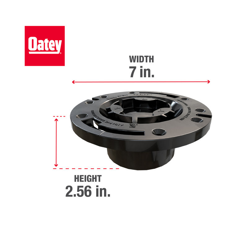 Fast Set 3" or 4" Surface Mount Kit for Toilet