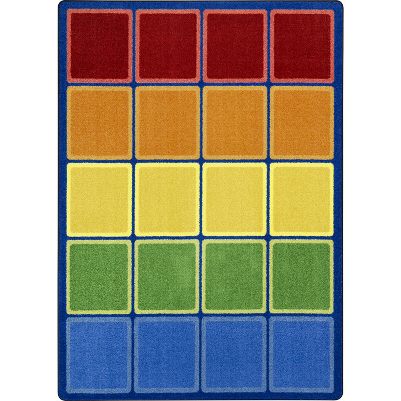Tapis arc-en-ciel Kid Essentials, Rectangle 5 pi 4 po x 7 pi 8 po