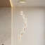 Lustre à 8 lumières DEL à intensité variable