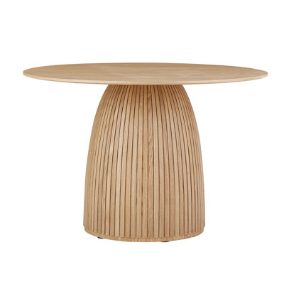 Modern Round Table With 46.63" Tabletop, And For Various Uses Tabletop Kitchen Table, Charming, Fits