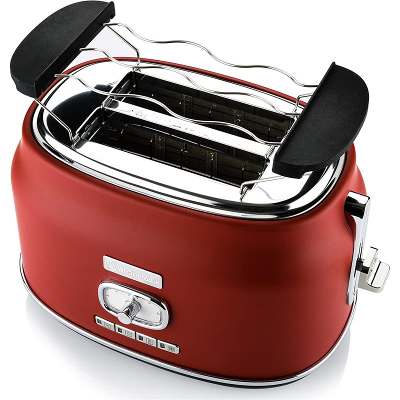 Retro 2 Slice Toaster, Red