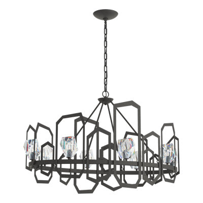Gatsby 8 - Light Unique Wagon Wheel Chandelier
