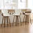 Modern Upholstered Swivel Counter Height Bar Stool-2107849369