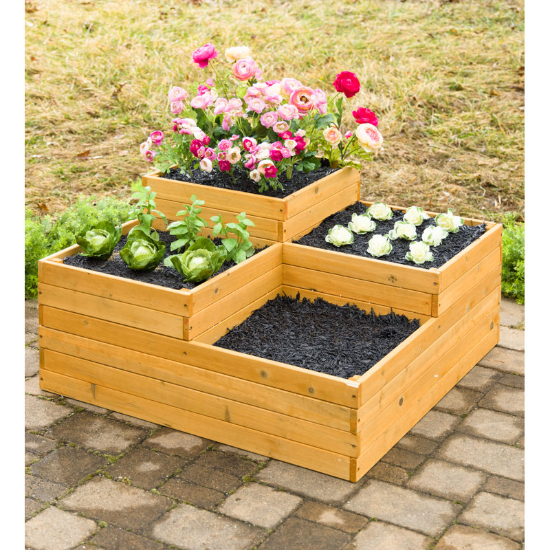 Multi Layer Wood Planter Box