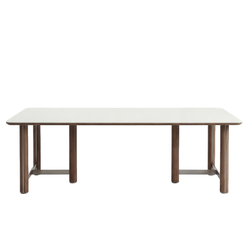 Metal Base Dining Table