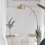Lampe sur pied arquée 75 po Deitz